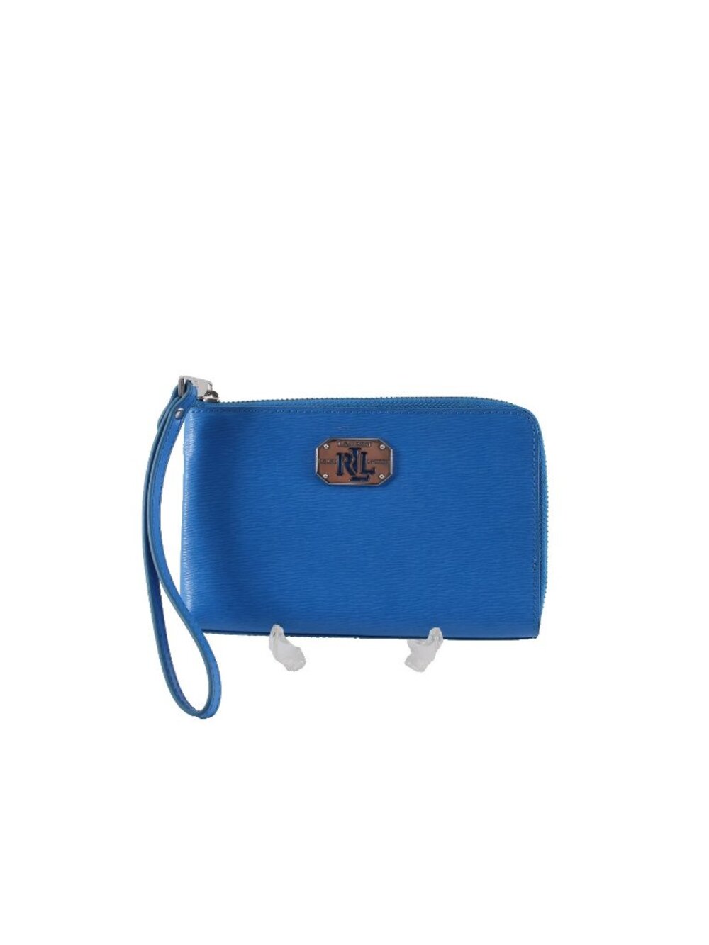 Lauren Ralph Lauren Wallet 7 x 5 x 1 Blue Inner Pockets Cowhide Leather Wallet